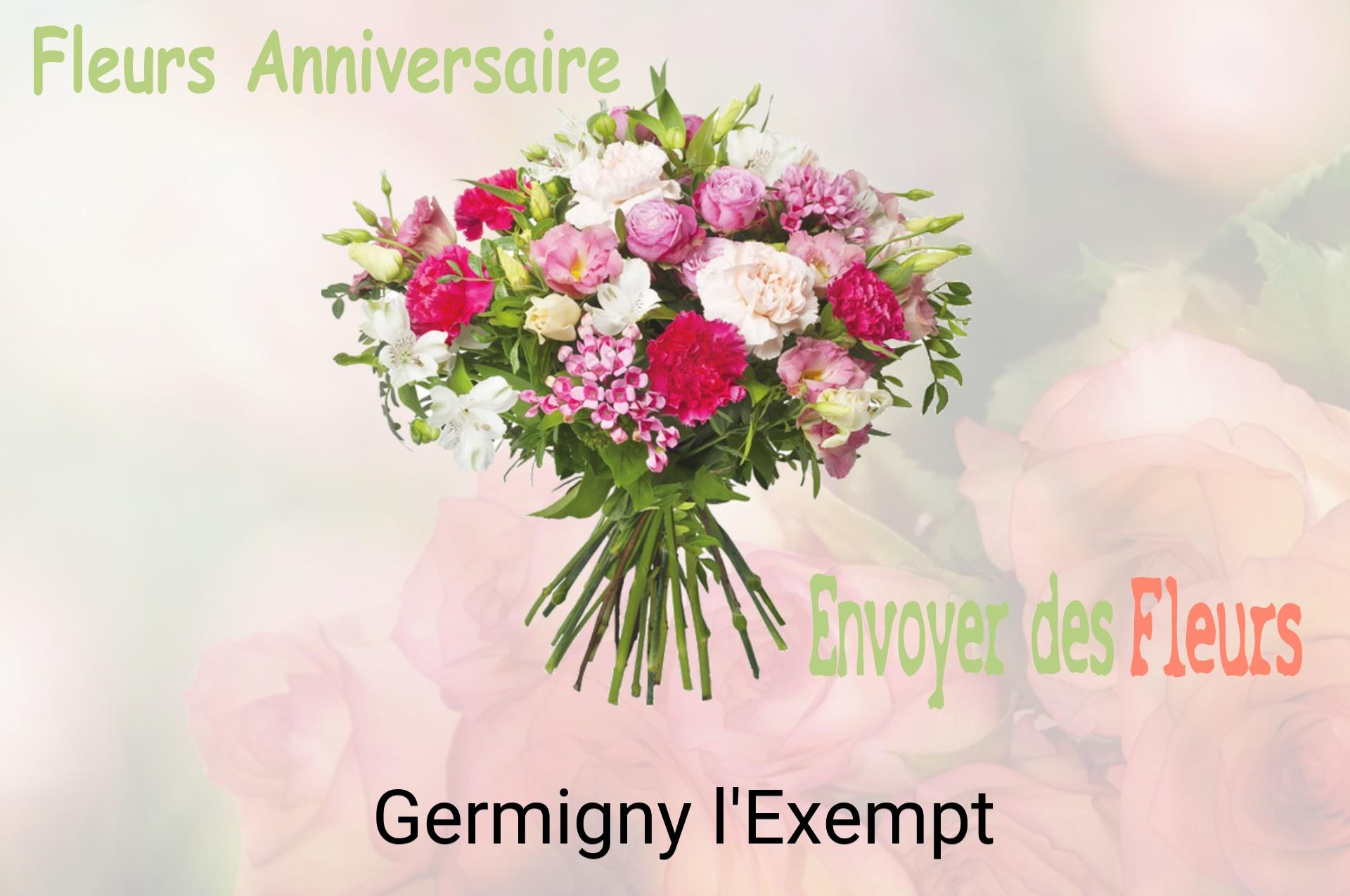 Bouquet de fleurs d’anniversaire livré à Germigny-l'Exempt